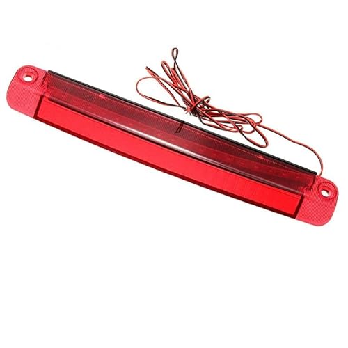 Auto-Bremslichter Unverisal 12 V Auto-Rückfahrlicht, dritte Bremse, Rückfahrscheinwerfer, 18, rot, hochmontiertes Bremslicht, 30 cm, Rücklicht(Red Shell) von Generisch