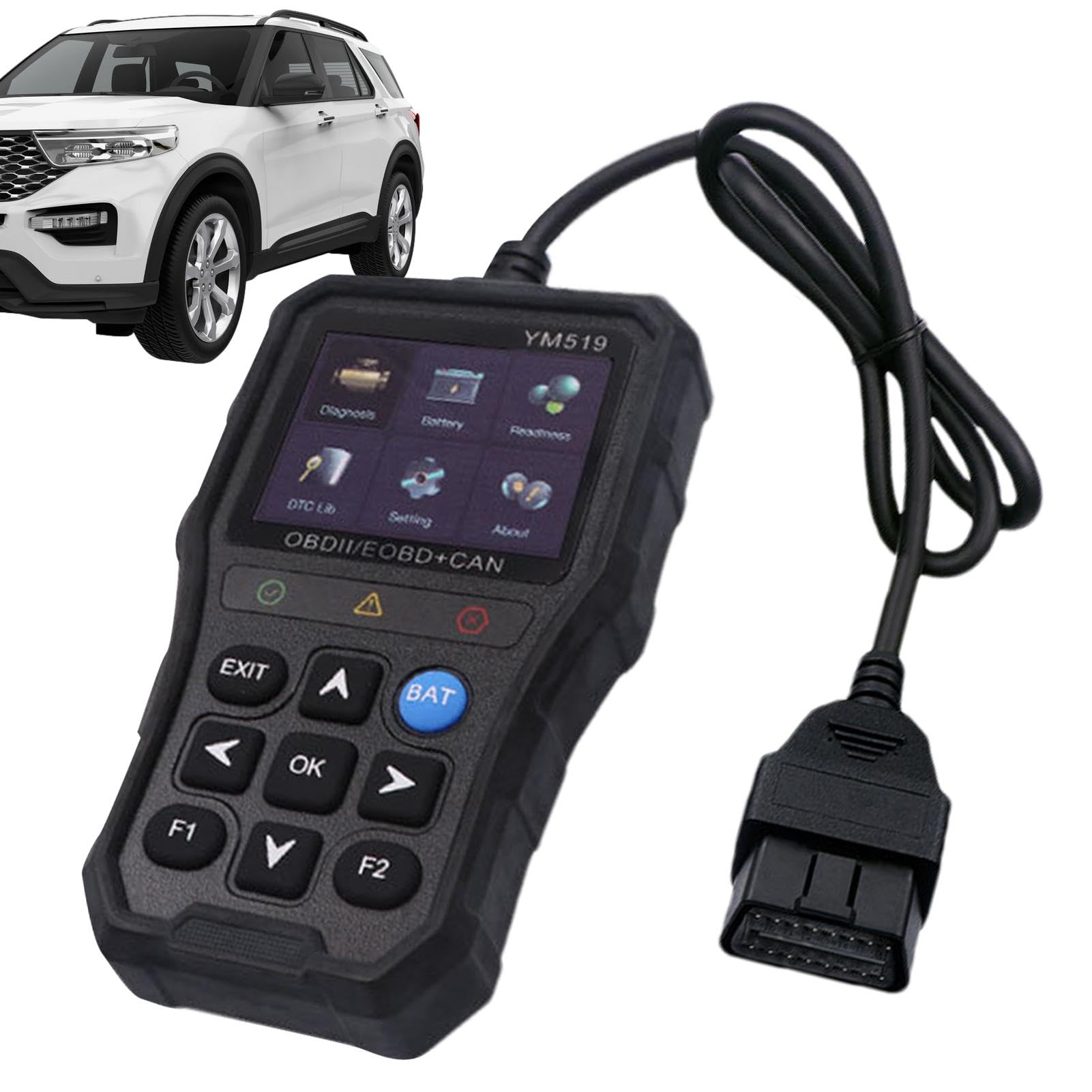 Auto-Codeleser, Auto-Codeleser, Auto-Scanner – professioneller Auto-Computer-Diagnose-Leser, OBD-Scan-Werkzeug, Motorcode-Leser für Autos von Generisch