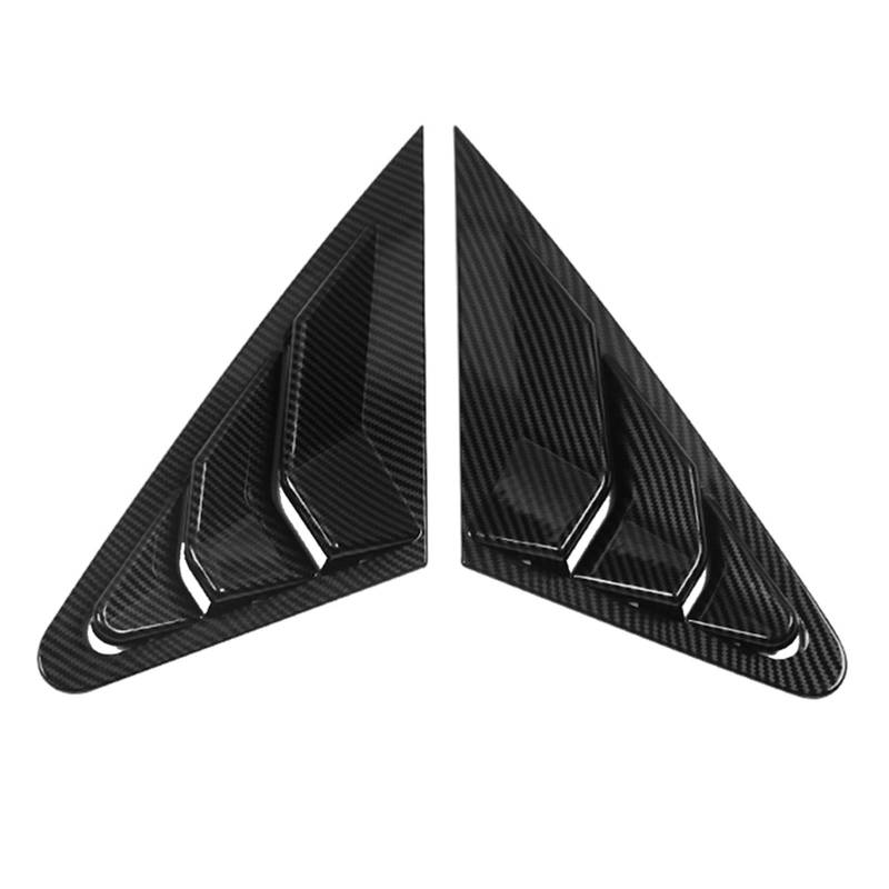 Auto Dach Spoiler Fenster Flügel A3 S3 8V 2014-2019 für Limousine/5 Türen für Fließheck Seite Heckscheibe Schaufel Jalousie Shutter Aufkleber Abdeckung Trim Auto Styling(Sedan-2) von Generisch