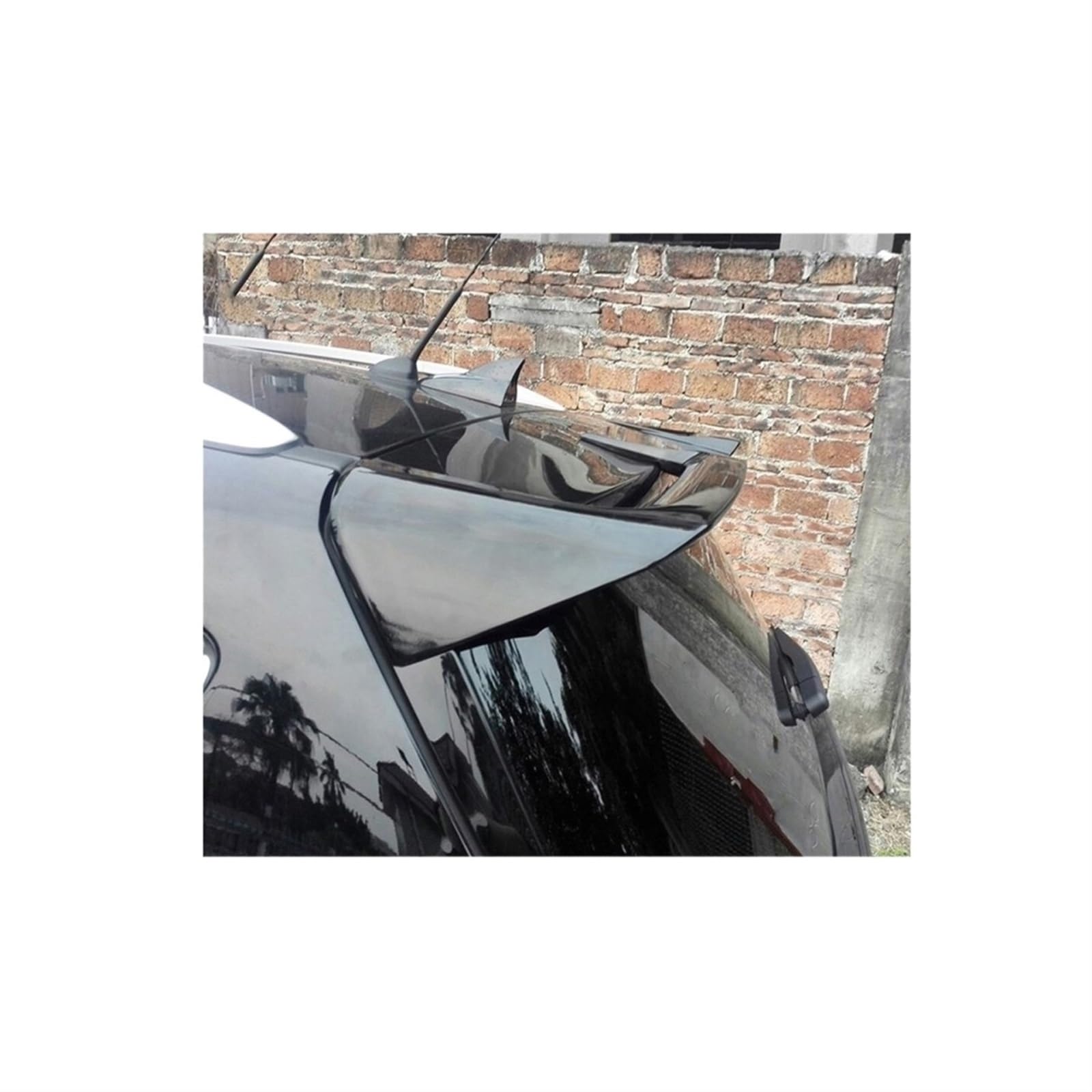 Auto Dach Spoiler Fenster Flügel Autodachspoiler Heckspoilerlippe Flügel für Ford für Escape für Kuga 2013 2014 2015 2016 2017 2018 2019 2020(Schwarz) von Generisch