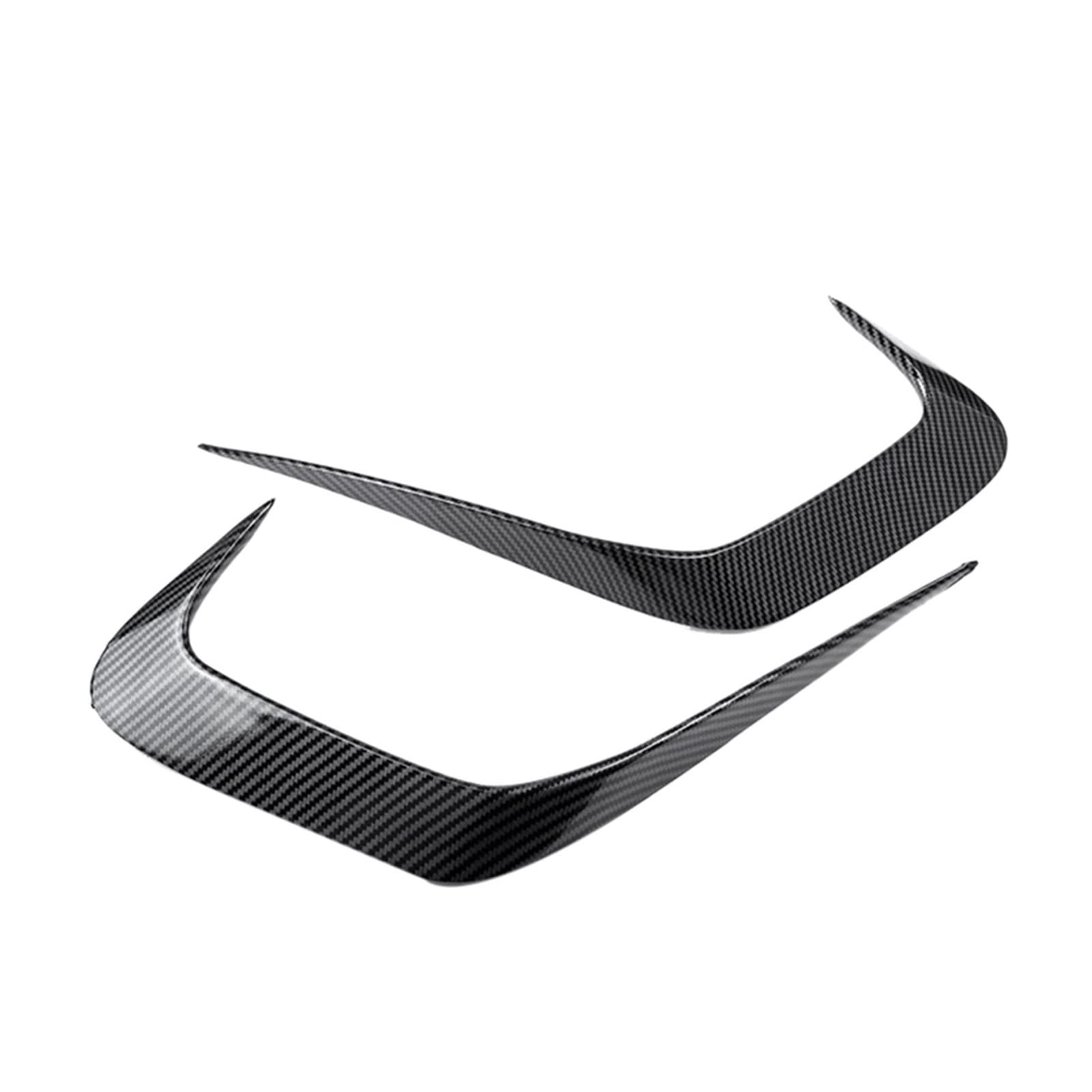 Auto Dach Spoiler Fenster Flügel Für BMW G20 G28 318i 320i 330i 2019 2020 M für Sport Hinten Stoßstange Fin Abdeckung Seite Splitter Spoiler canard Aufkleber Auto Zubehör(Carbon brazing) von Generisch