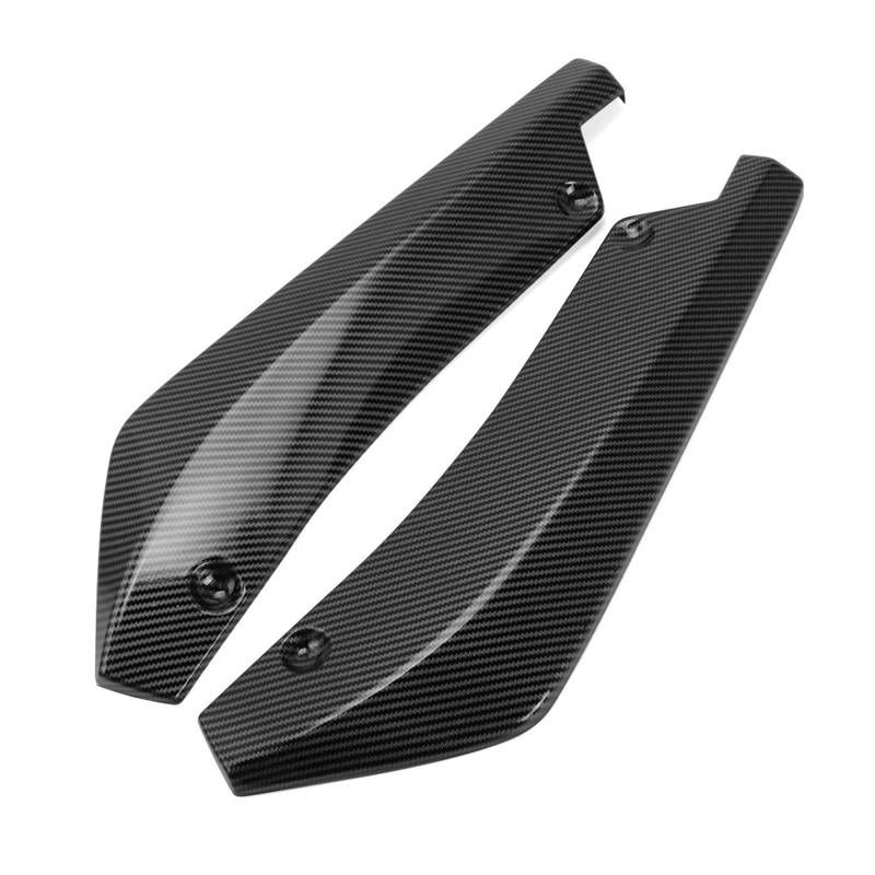 Auto Dach Spoiler Fenster Flügel Für Ford für Fiesta für Focus für Mondeo für Ecosport für Kuga für Focus ST Auto Hintere Stoßstange Lip Spoiler Diffusor(Schwarz) von Generisch