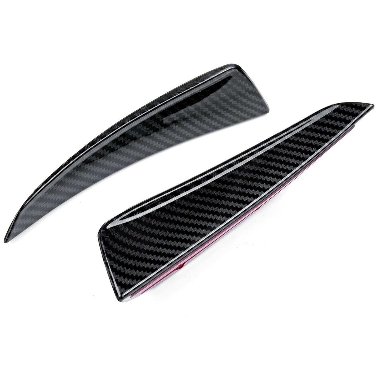 Auto Dach Spoiler Fenster Flügel Für Mercedes für Benz A-Klasse W177 A180 A200 A220 A250 Paar Frontstoßstange Außenseitensplitter Canard-Verkleidung für AMG 2019–2021(1) von Generisch