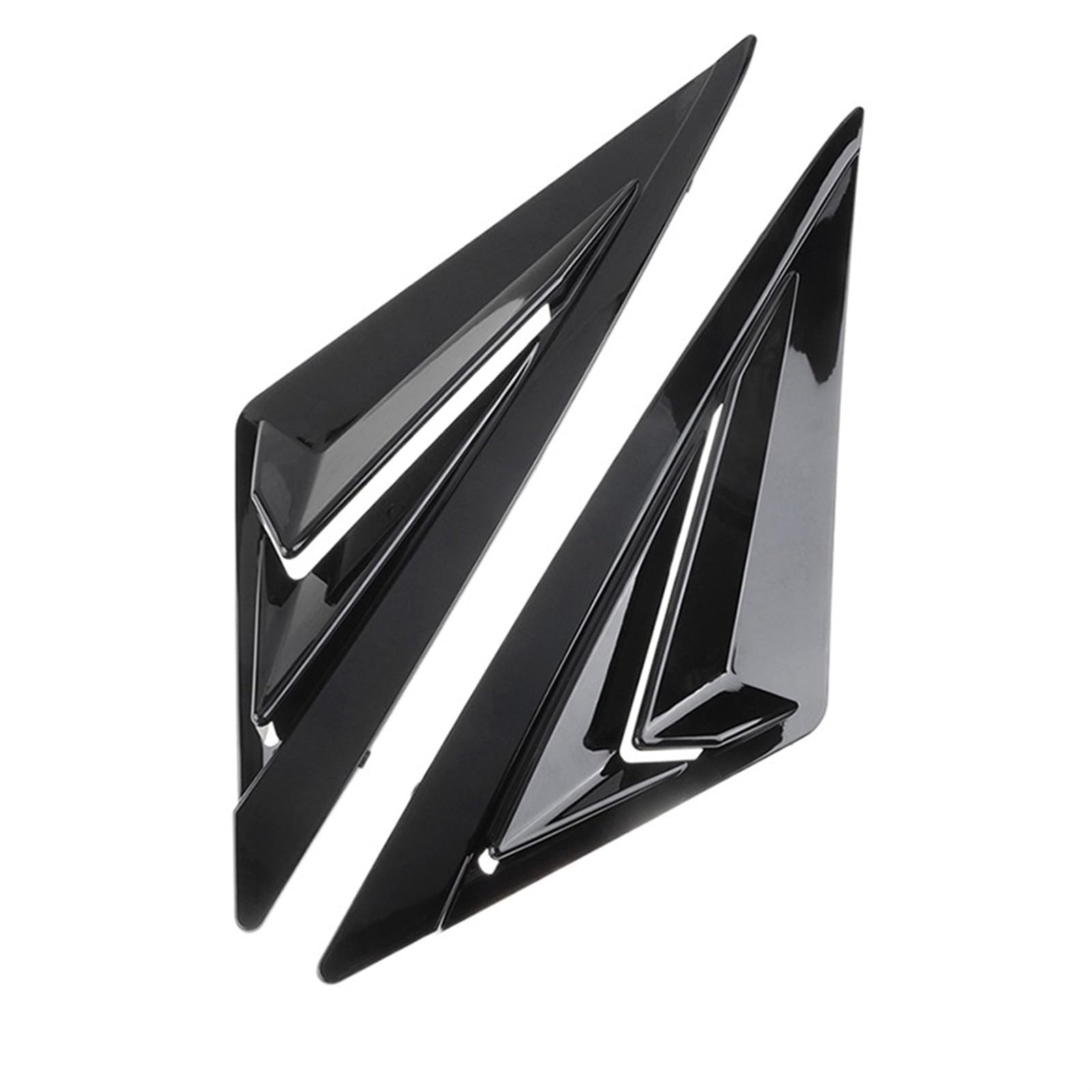 Auto Dach Spoiler Fenster Flügel Für fit für Hyundai für Elantra für Avante CN7 2020 2021 Rückseite Fenster Lamellen Viertel Fenster Spoiler Panel Auto Zubehör gefälschte für Vent(Version B1) von Generisch