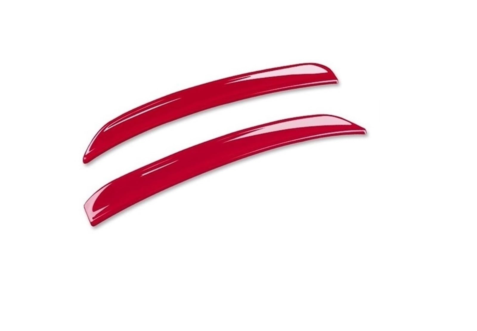 Auto Dachspoiler 2 stücke Hinten Flügel Trim Spoiler Verlängerung Lip Flossen für MINI für COOPER F55 F56 S JCW 2014 2015 2016 2017 2018 2019 2020(Rot) von Generisch