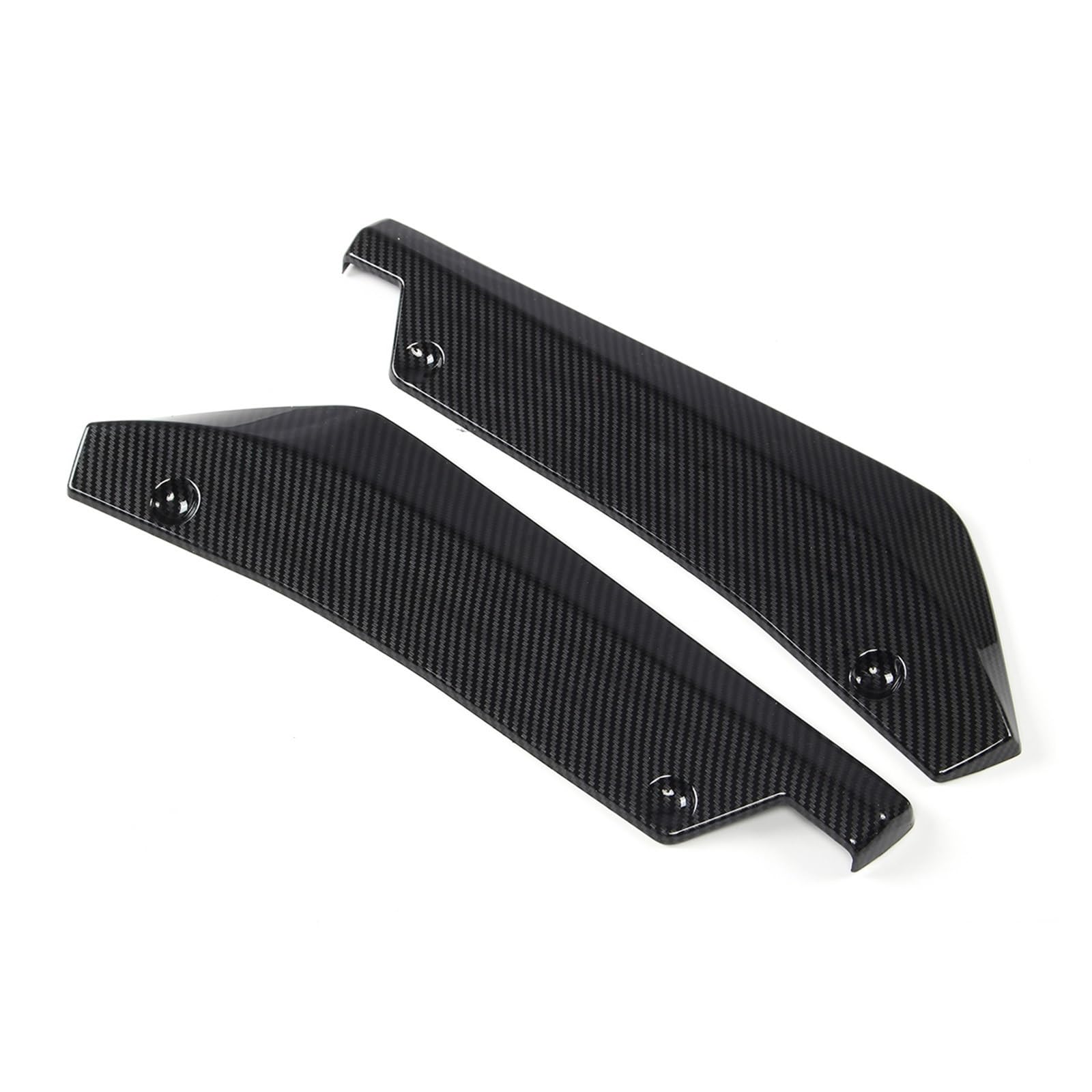 Auto Dachspoiler Für Audi S3 S4 RS3 RS4 A3 A4 Auto Heckstoßstange Canards Splitter Diffusor Seitenspoiler Volant Zierleiste Aufkleber(Carbon texture) von Generisch