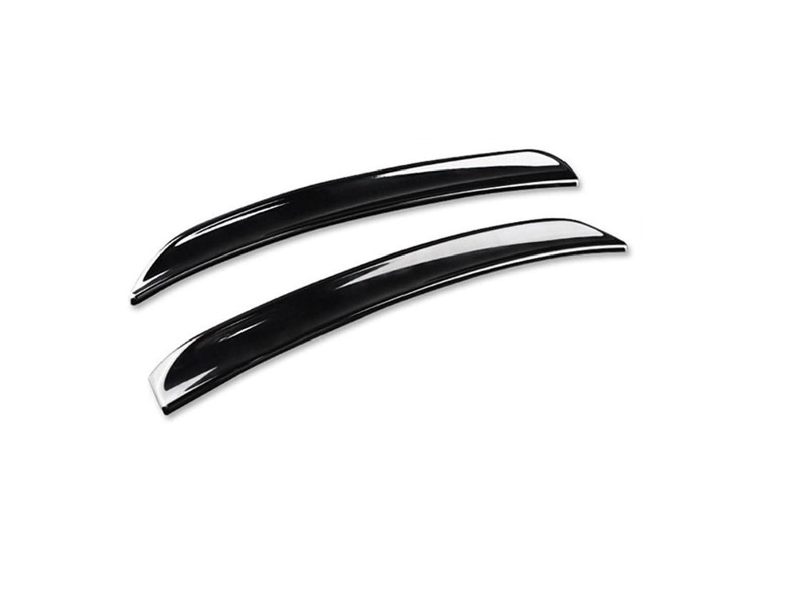 Auto Dachspoiler Für MINI für COOPER F55 F56 S JCW 2014 2015 2016 2017 2018 2019 2020 2 stücke Hinten Flügel Trim Spoiler Verlängerung Lip Flossen(Schwarz) von Generisch