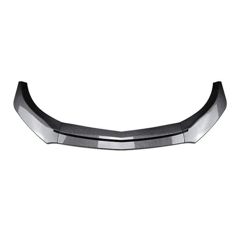 Auto Dachspoiler Für Mercedes für Benz A-Klasse W176 A200 A260 A45 für AMG 2013–2018 für glänzend schwarze Frontstoßstangen Lip Spoiler Splitter Body Kits Tuning(Carbon Look) von Generisch