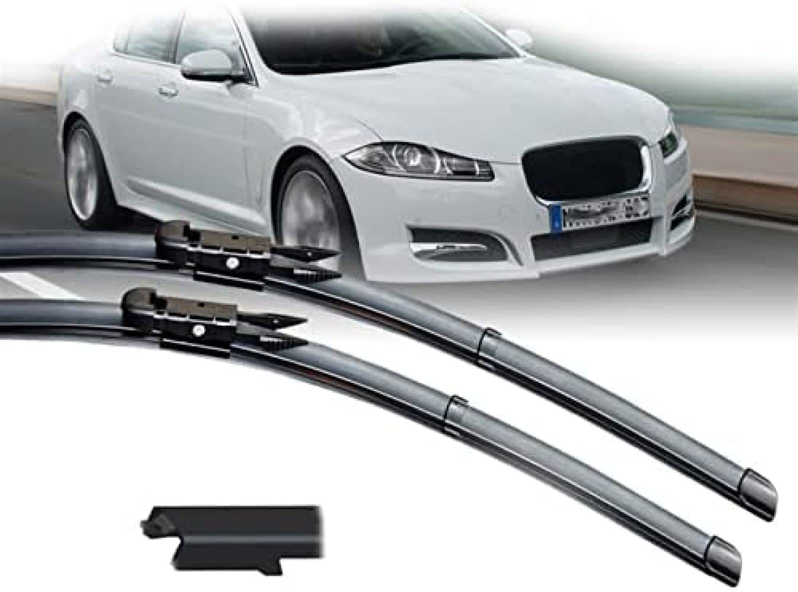 Auto-Frontscheibenwischerblatt, Für Jaguar XF 2007 2008 2009 2010 2011 2012 2013 2014 2015 2016, Scheibenwischerzubehör Scheibenwischer von Generisch