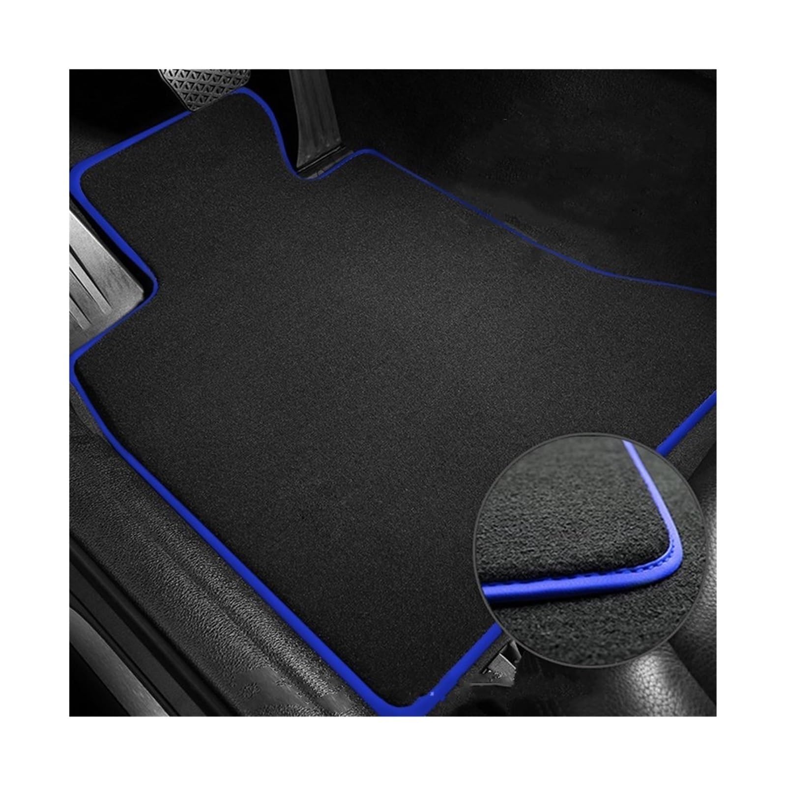 Auto-Fußmatten Auto-Fußmatten für Range für Rover für Sport L494 2014–2022 5 für Sitze Teppiche Fußpolster Teppiche Abdeckung Fußpolster Automatten(LHD Polyester 3pcs 1) von Generisch