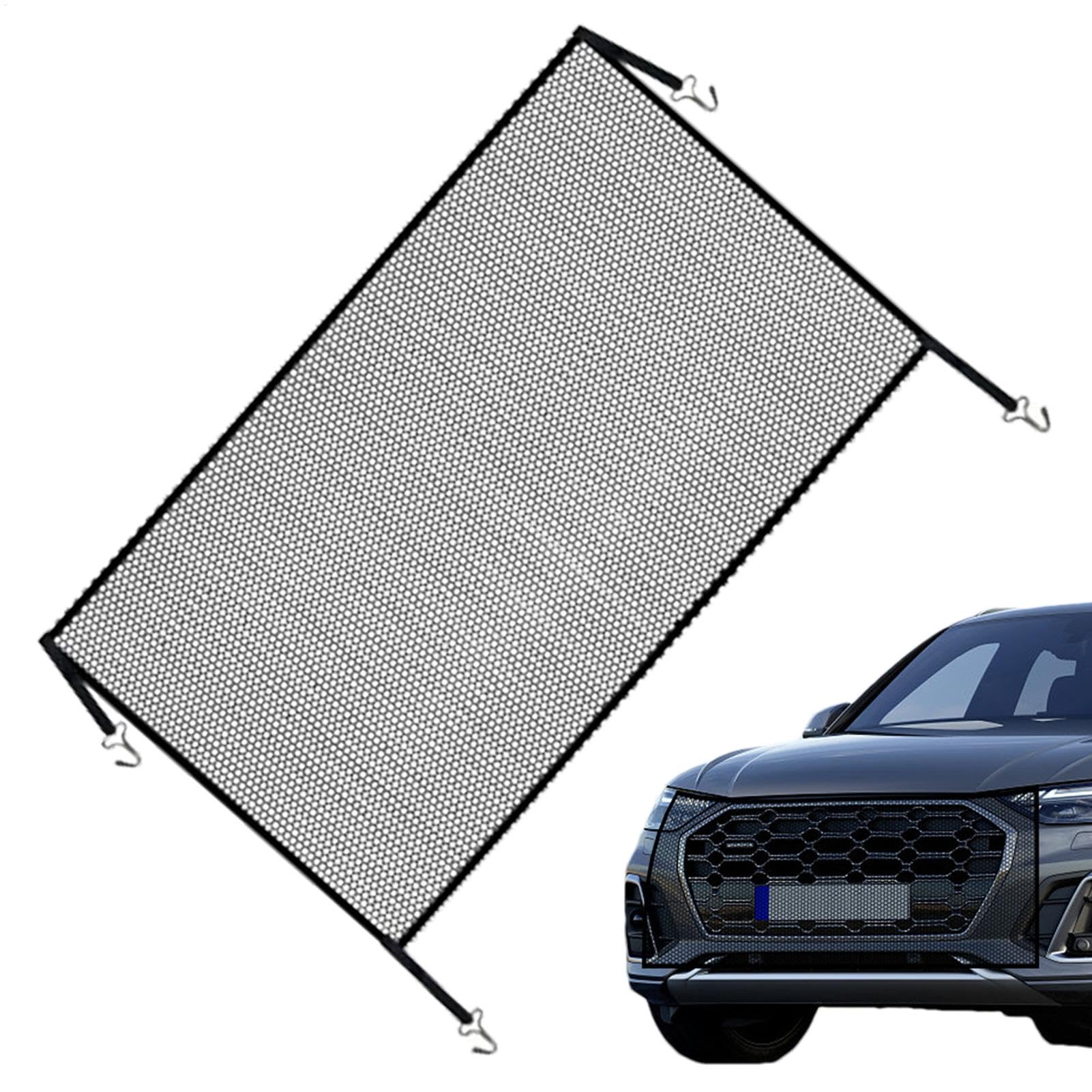 Auto Grill Mesh Sheet - Multifunktionales Kühlergrillgitter, Spoiler -Stoßfänger, Auto -Pickup -LKW -Grilleinsatz, Durabl -Schutzauto -Zubehör für die vordere Stoßfänger von Generisch