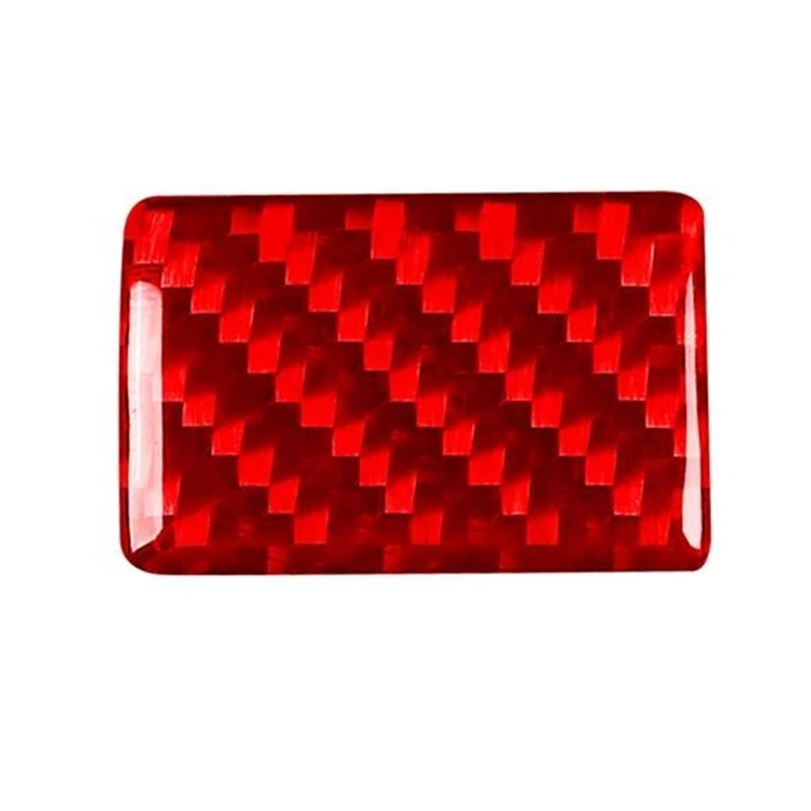 Auto-Innenraum-Aufkleber Auto-Mittelkonsolenaufkle Auto Handschuhfach Griff Panel Trim Aufkleber Innen Zubehör Carbon Look Dekoration Für Civic 2001-2005(Carbon Red) von Generisch