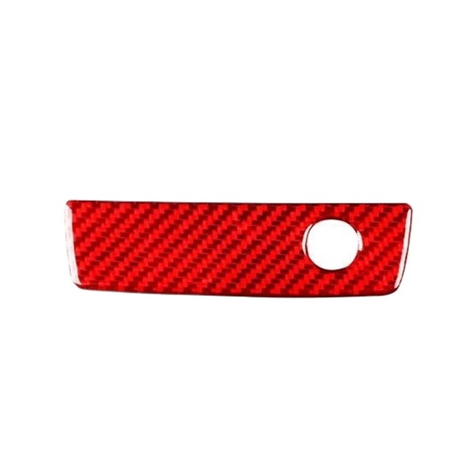 Auto-Innenraum-Aufkleber Auto-Mittelkonsolenaufkle Auto Innen Handschuhfach Griff Trim Aufkleber Zubehör Für Grand für Caravan 2011-2020 Für Ram CV 2012-2015(Carbon Red) von Generisch