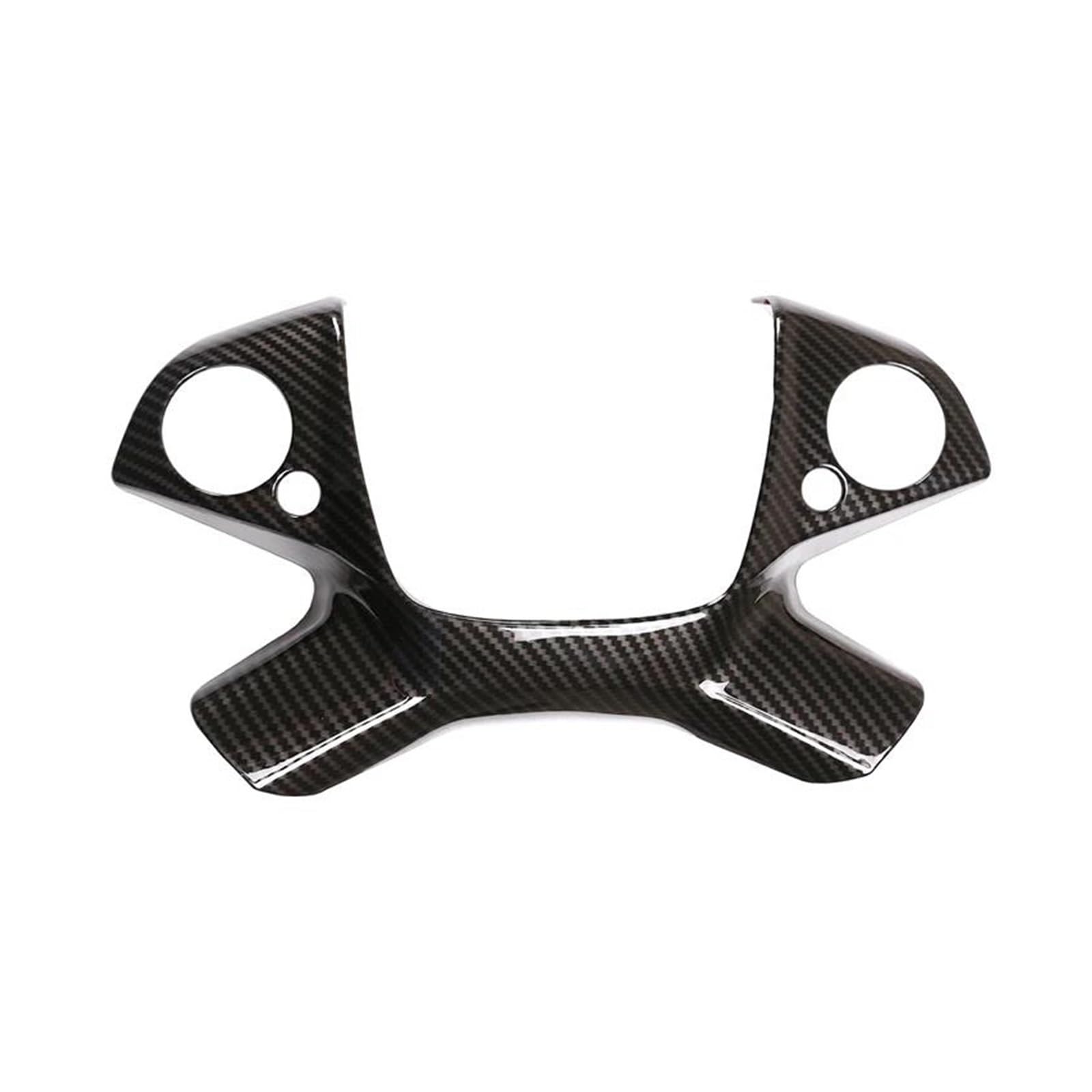 Auto-Innenraum-Aufkleber Auto-Mittelkonsolenaufkle Für E-Klasse W212 E260 E300 2009-2013 Auto Lenkrad Knopf Rahmen Trim Abdeckung ABS(Carbon fiber) von Generisch