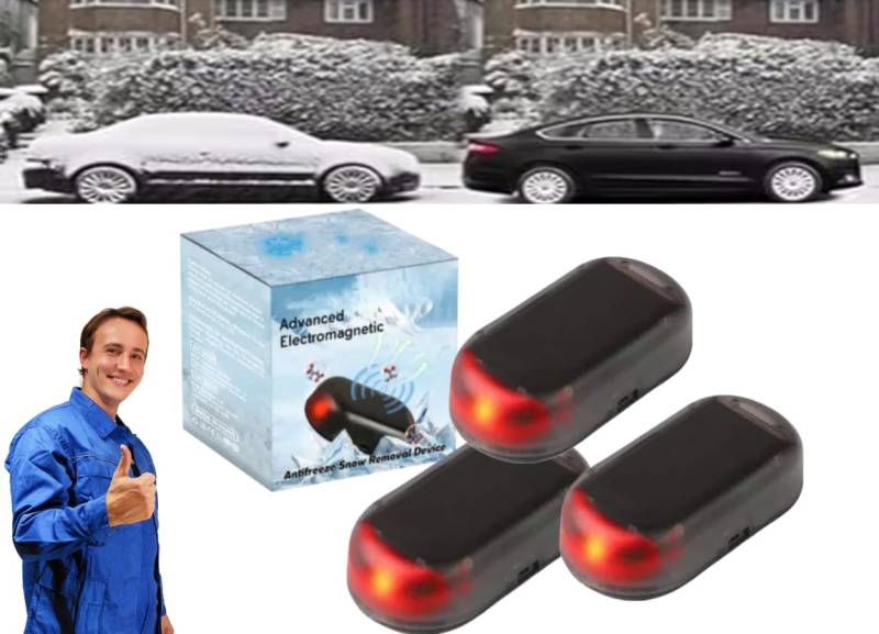 Auto-Interferenz-Frostschutzgerät, Interferenz-Frostschutzgerät, Elektromagnetische Schneeräumung, Elektromagnetische Wellen-Frostschutz- und Schneeräumgerät (3PCS) von Generisch