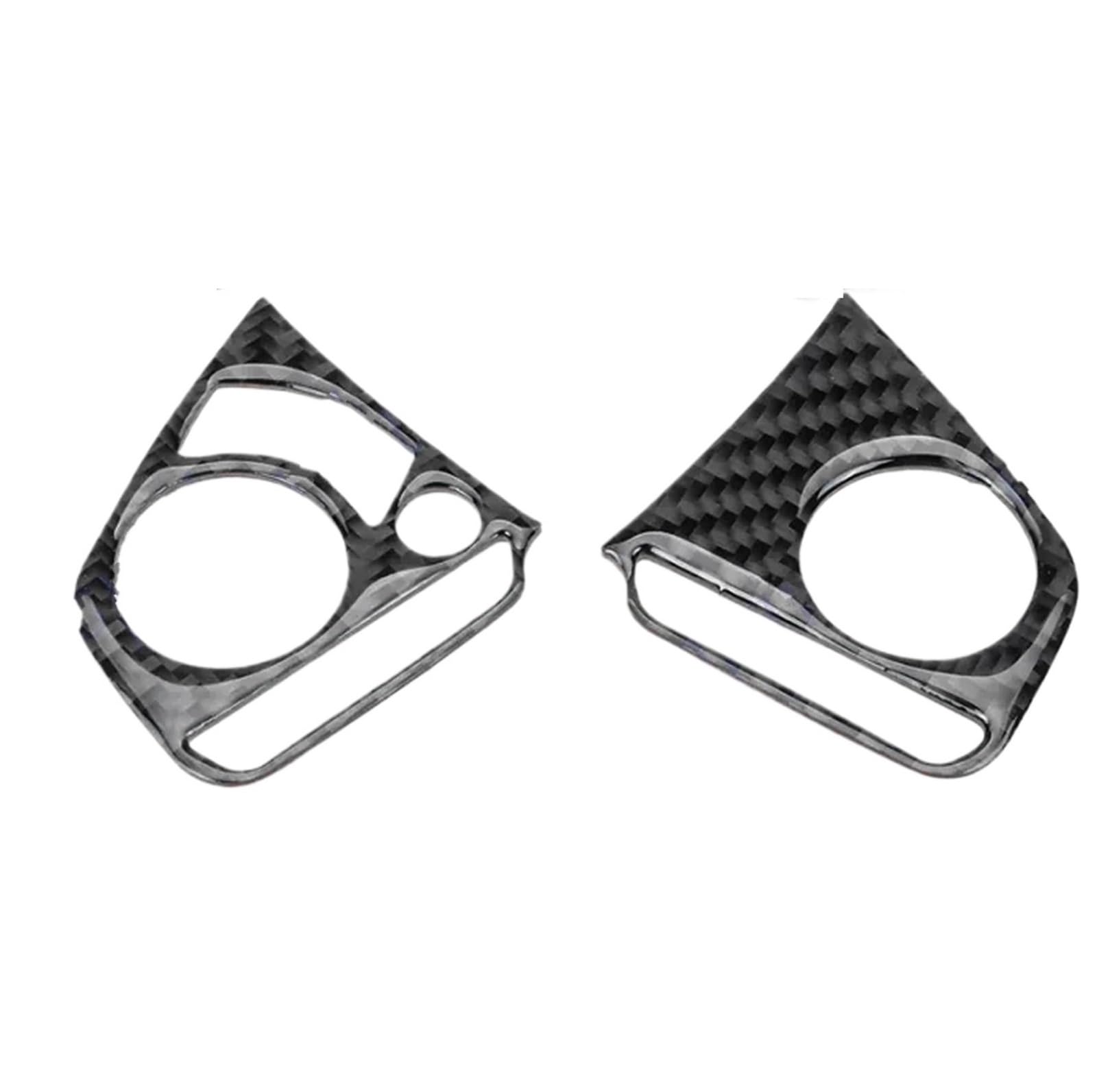 Auto Interieur Carbon Fiber Innen Lenkrad Panel Schalter Lip Abdeckung Borte Aufkleber Aufkleber Für Civic 10th Gen 2016-2021 Aufkleber Dekoration(2pcs Left rignt) von Generisch