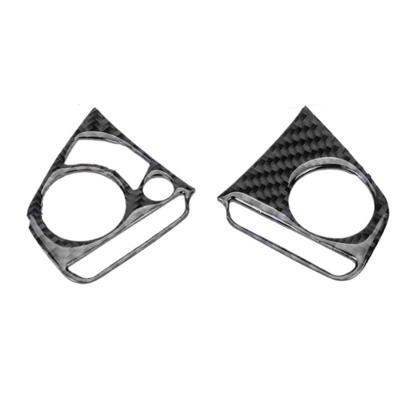 Auto Interieur Carbon Fiber Innen Lenkrad Panel Schalter Lip Abdeckung Borte Aufkleber Aufkleber Für Civic 10th Gen 2016-2021 Aufkleber Dekoration(2pcs Left rignt) von Generisch