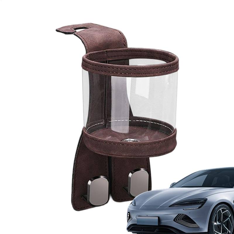 Auto -Kopfstützen -Cup -Halter, Becherhalter für Autos zurücksitzen,Autositz -Kopfstützen -Haken - Multifunktional 2-in-1-Backseat-Veranstalter, Autoreisen Accessoires für Getränke Brieftasche von Generisch