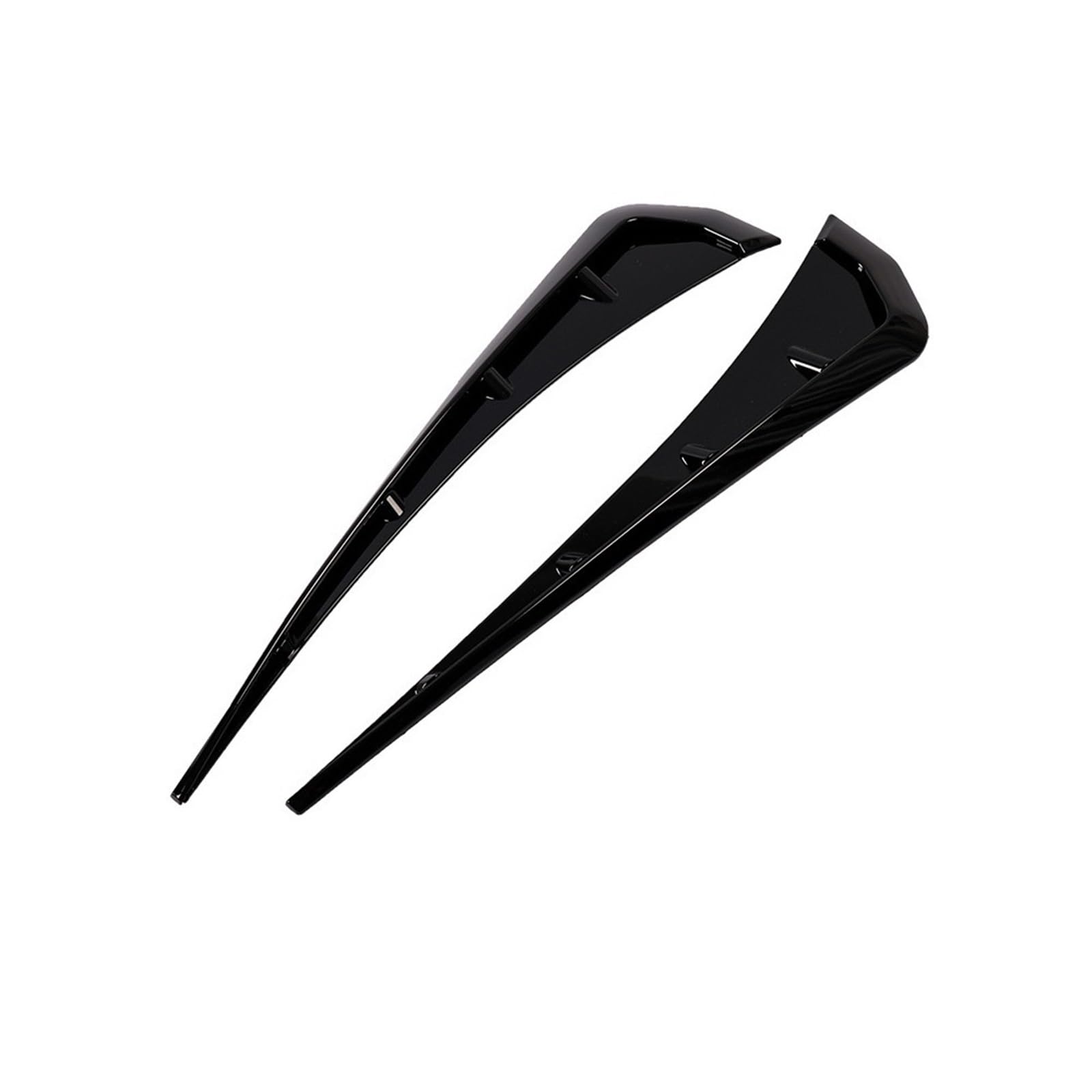 Auto-Kotflügel 2 Teile/Satz Auto Seite Kotflügel Spoiler Wind Messer Seite Kiemen Universal Air für Vent Dekorative Seite Flügel Aufkleber für Civic(Matte Black) von Generisch