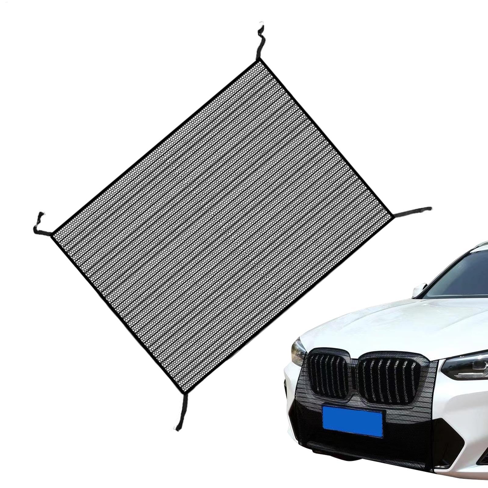 Auto-Kühlergrill-Mesh-Blatt – praktischer Frontstoßstangengitter | Effektiver Gitterkörper Stoßstange Rhombischer Grill | Schwarzes Stoßstangen-Zubehör Außenteile für Limousinen, SUVs, MPVs, Minivans von Generisch