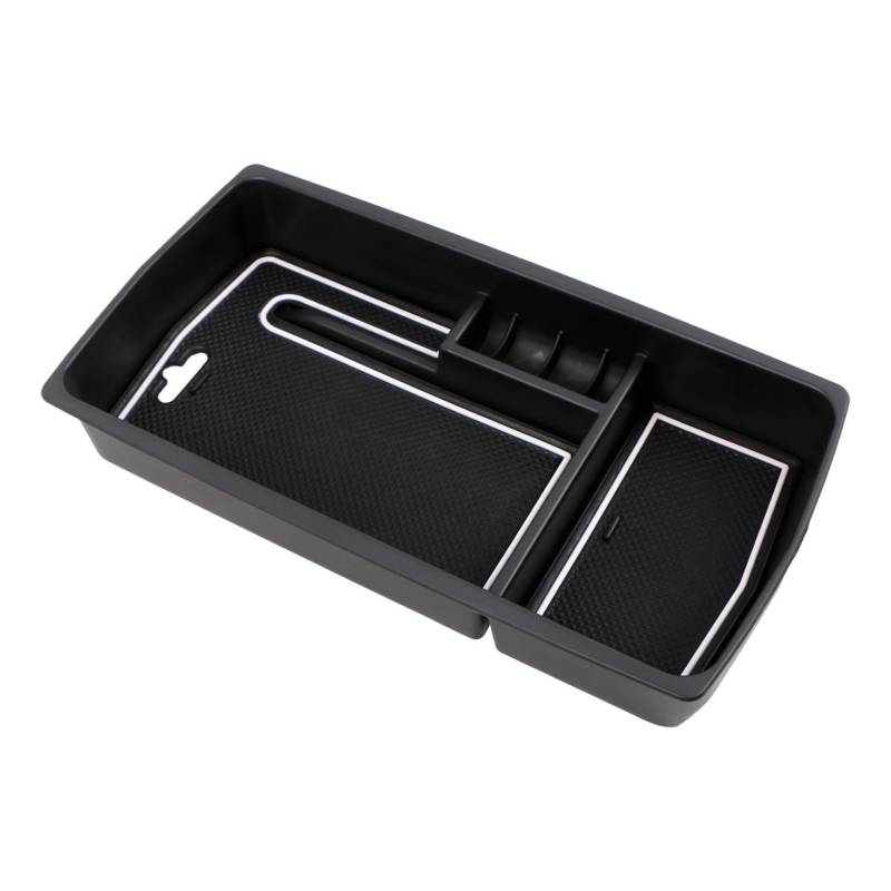 Auto-Mittelarmlehne Storage Box Halter Center Console Organizer für Peugeot 3008 3008GT 5008 2017 2018 2019 2020(Weiß) von Generisch