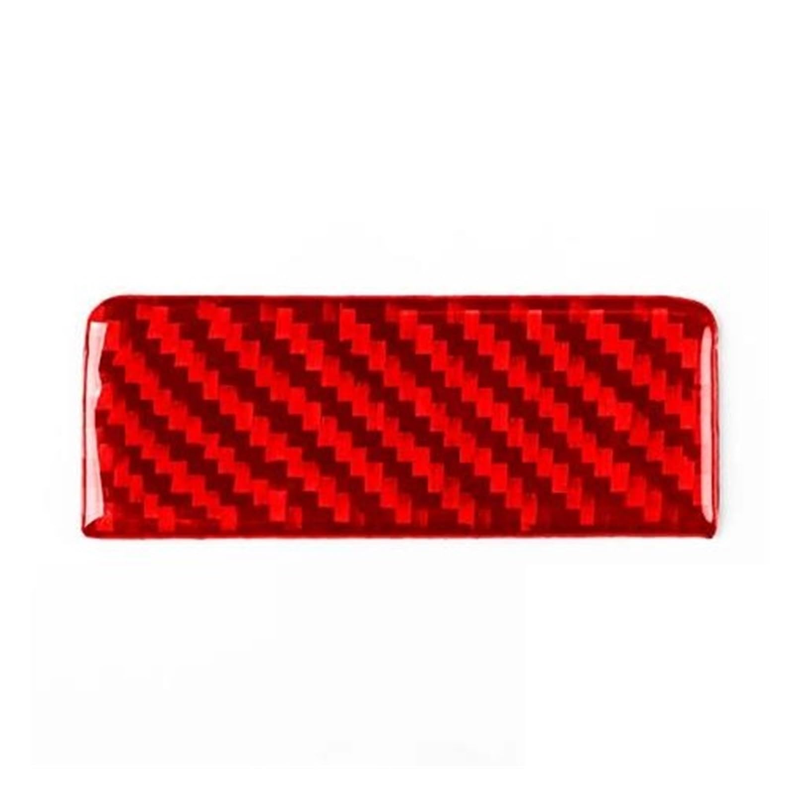 Auto-Mittelkonsolen-Armlehnenfolie Auto Handschuhfach Griff für Schalter Trim Innenzubehör Carbon Look Aufkleber für CX9 2010-2015(Rot,B) von Generisch