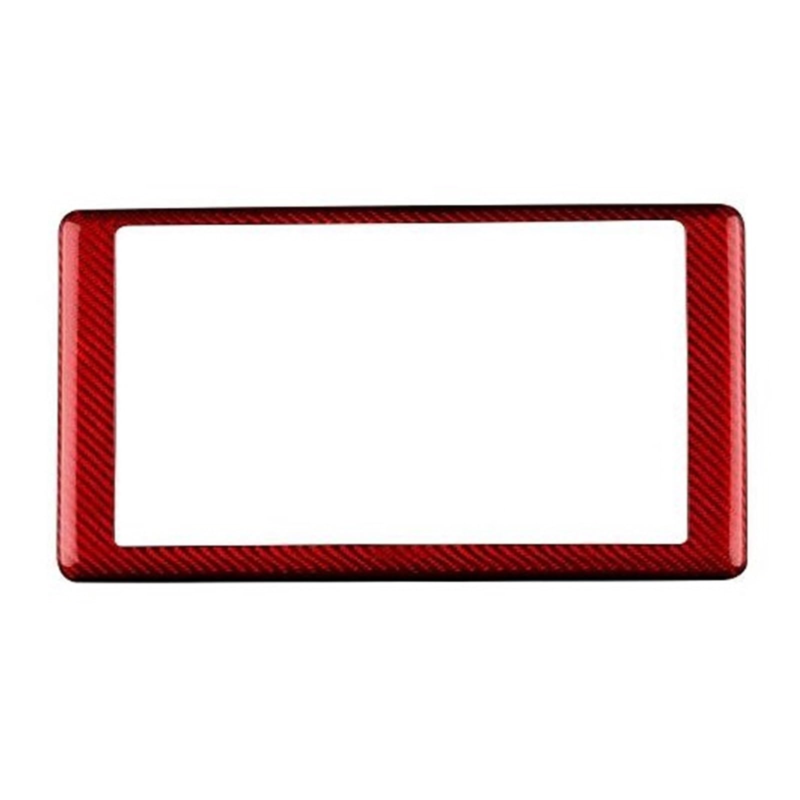 Auto-Mittelkonsolen-Armlehnenfolie Für BRZ GR86 2021 2022 2023 2024 RHD LHD Auto Navigation Panel Innen Aufkleber Zubehör(Rot) von Generisch