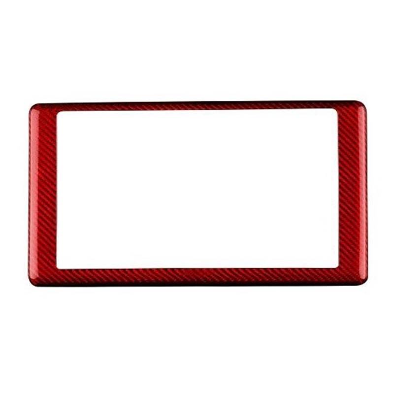 Auto-Mittelkonsolen-Armlehnenfolie Für BRZ GR86 2021 2022 2023 2024 RHD LHD Auto Navigation Panel Innen Aufkleber Zubehör(Rot) von Generisch