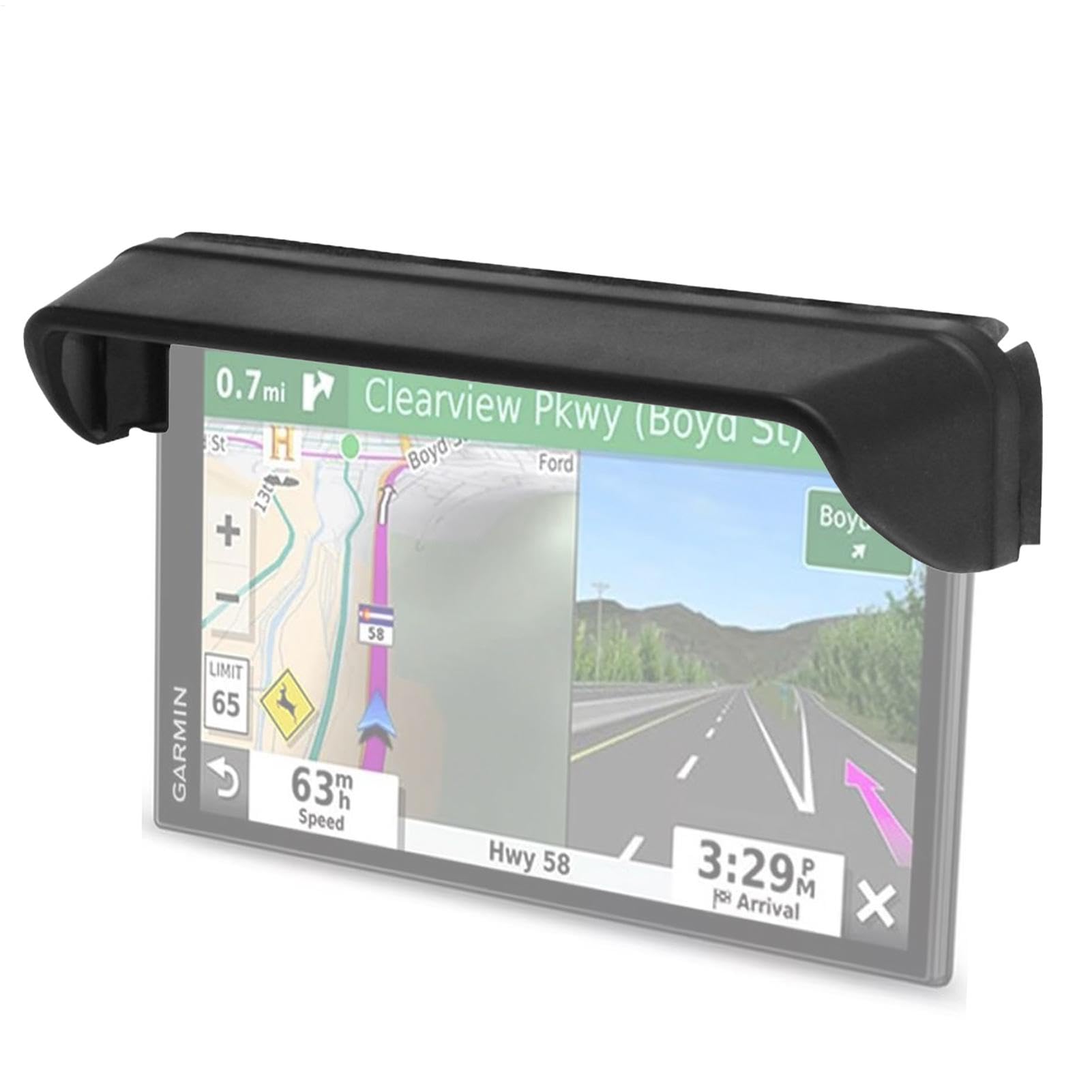 Auto Navigation Sonnenschutz Visier - GPS Navigator Sonnenschutz | GPS Sonnenschutz | Auto Visier Sonnenschutz Extender | Fahrzeug Navigator Sonnenschutz Visier, Block Reflexion, Navigationszubehör von Generisch