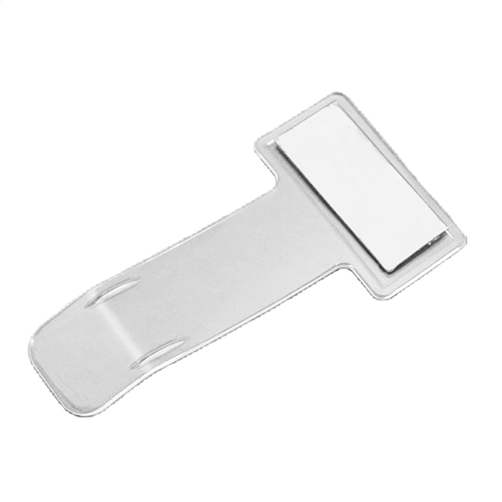 Auto Parkscheinhalter Clip - Windschutzscheibe Transparent Rechnung Ticket Clip - Auto Windschutzscheibe Parkscheinhalter Transparent Halter Clip mit Klebeband für Quittungen, Zertifikate von Generisch