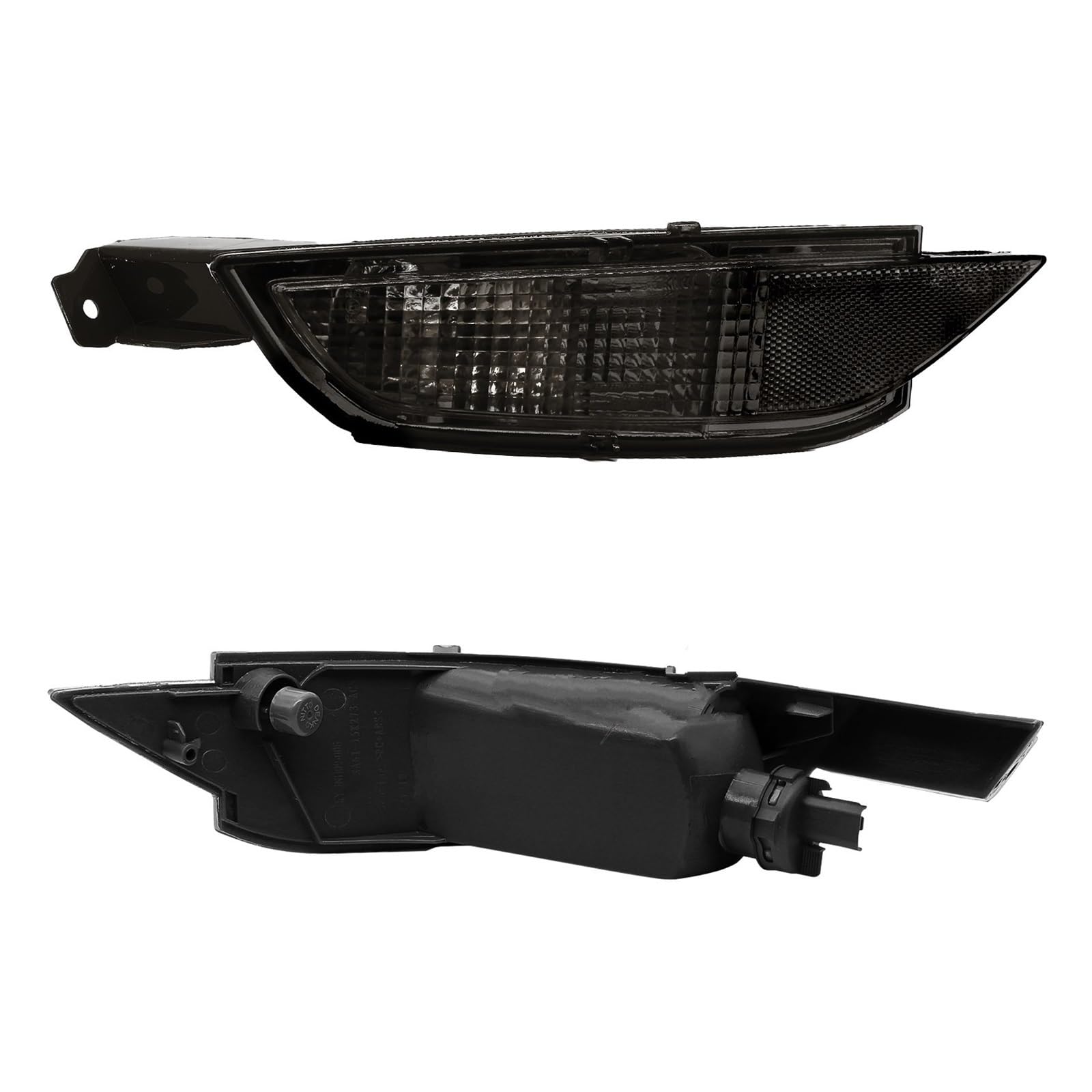 Auto-Rücklicht, Für Ford Für Fiesta WT Mk7 2008-2016 C-MAX 2010-2015 Bremse Rücklicht Hinten Stoßstange Reflektor für Geräuchert Für Schwarz Lampe Nebel LR Auto Zubehör von Generisch