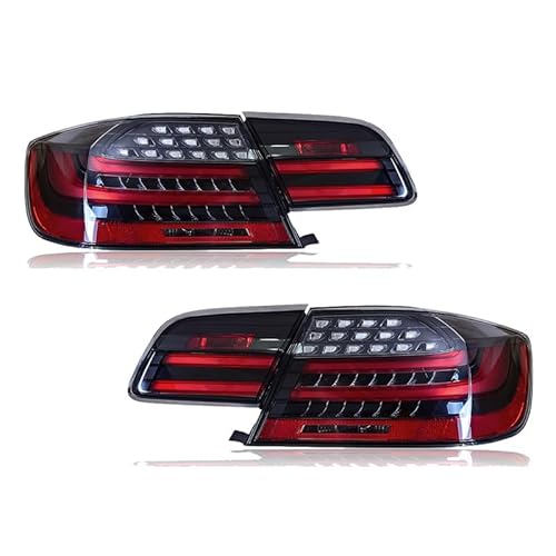 Auto-Rücklicht 4PCS Rückleuchten Für BMW 3 Serie M3 E92 330i 335i M3 2005-2013 Bremse Hinten + für Reverse + Drehen für Signal Lampe Auto Zubehör(4PCS Smoke) von Generisch