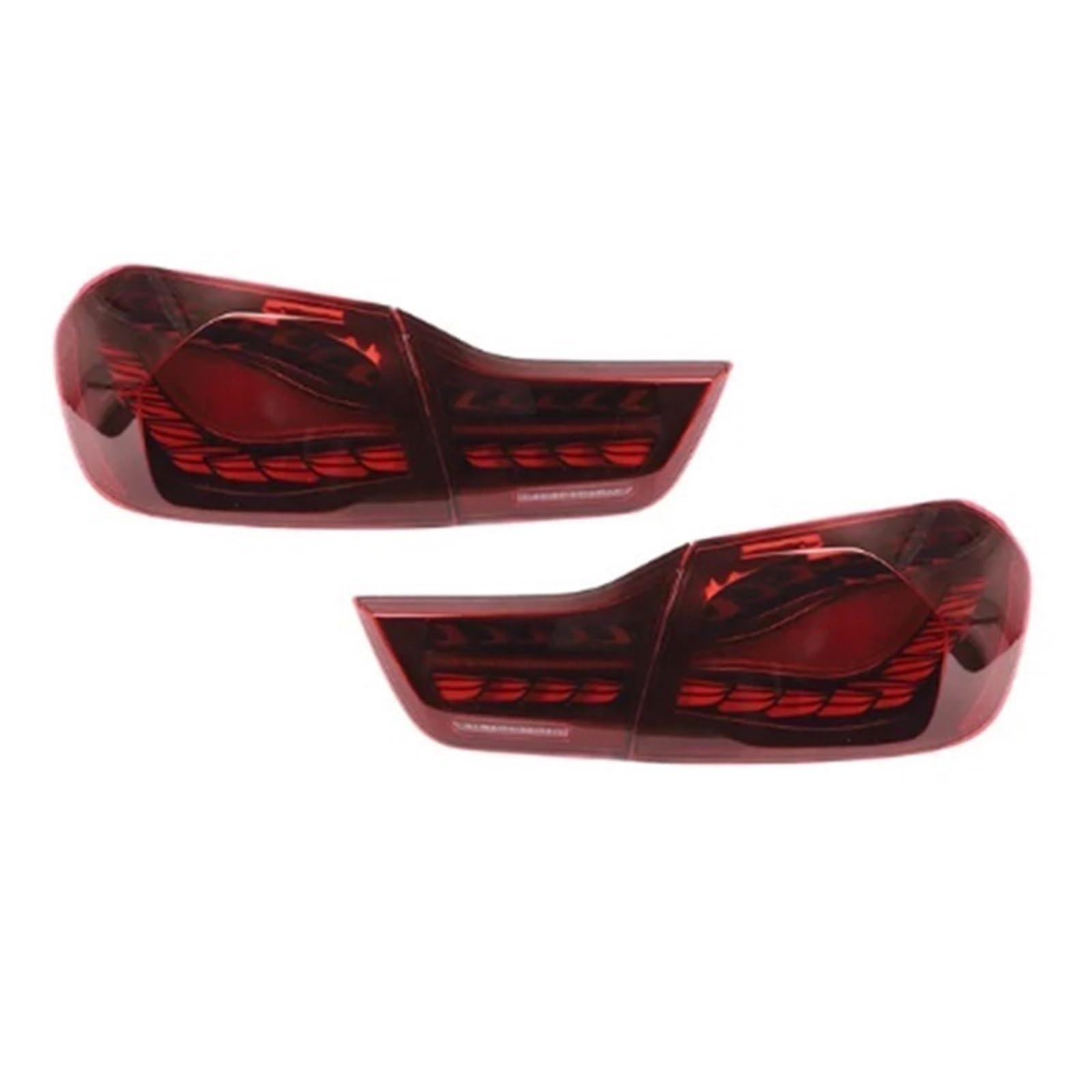 Auto-Rücklicht Für BMW 4 Serie F32 F36 F82 M4 Für GTS 428i 435i LED-Rückleuchten 2012-2019 DRL Dynamisch Für Signalleuchten Modifiziertes Autozubehör(DEEP BLUE) von Generisch