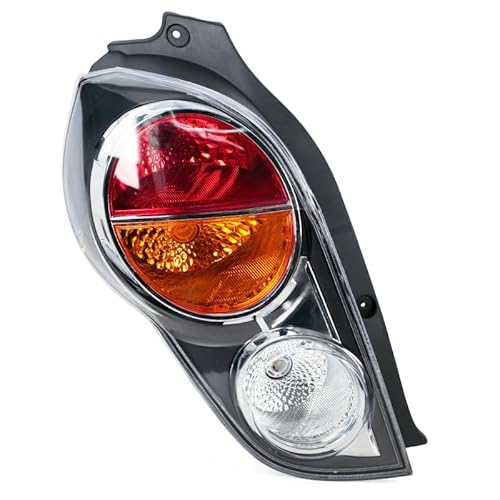 Auto-Rücklicht Für Chevrolet Spark 2010-2015 Für Matiz Spark Rücklicht Bremse Hinten Lichter 95483113 85483114 Stop Licht Drehen Für signal Lampe Bremse lampen(Crystal Blue) von Generisch