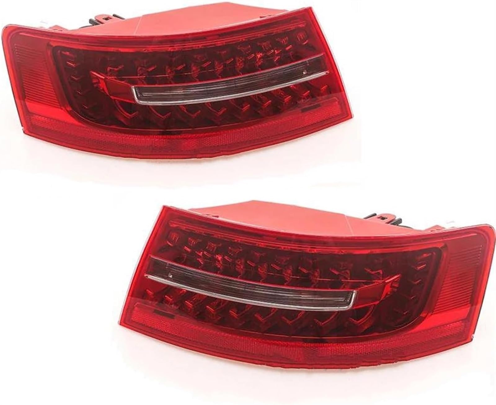 Auto-Rücklichter für A-udi A6 C6 für Quattro Limousine Limousine 2009–2011, Rücklicht, dynamisches Signal, Bremslicht, Nebelscheinwerfer, Rücklicht (1 Paar außen) von Generisch