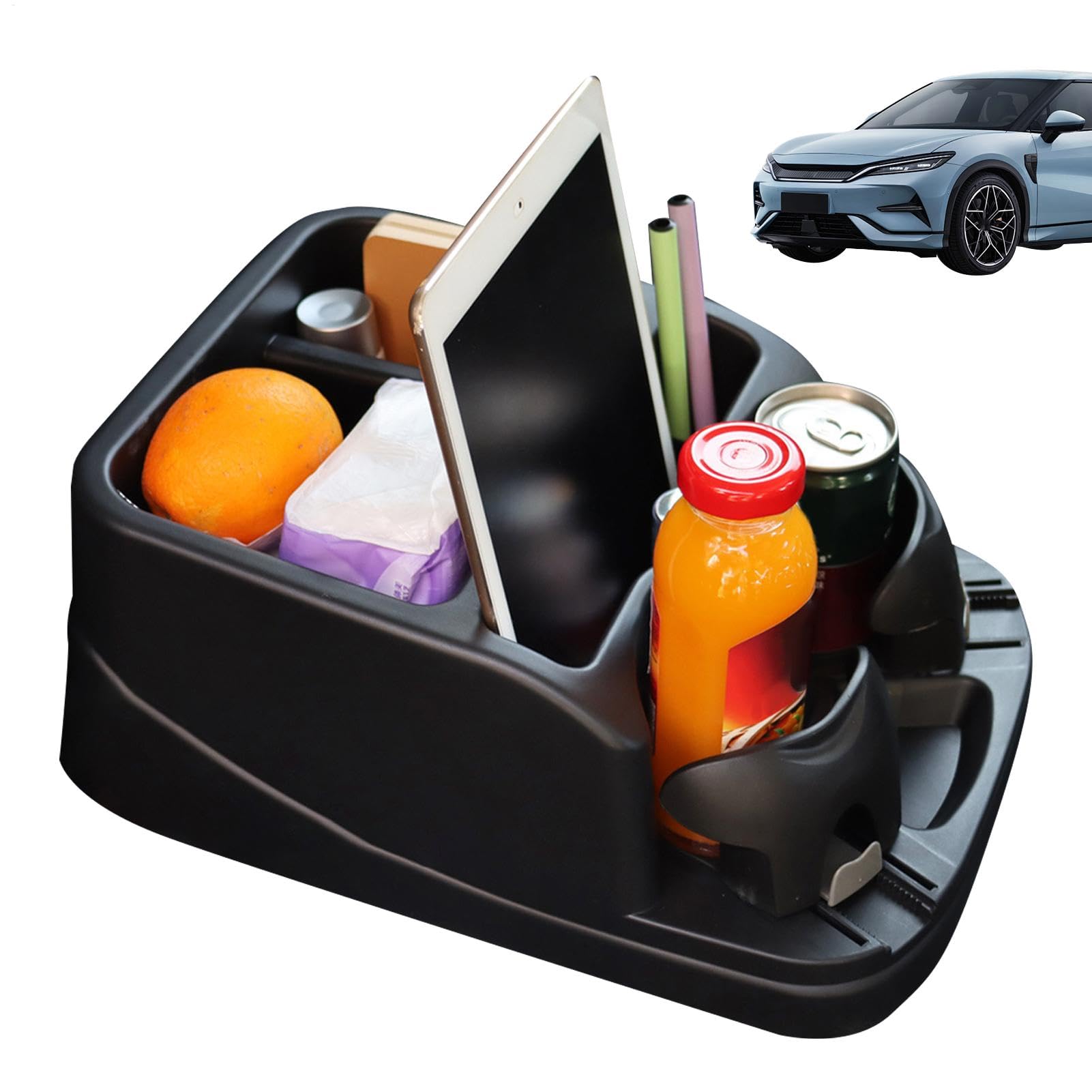 Auto-Rücksitz-Organizer, Aufbewahrungsbox, Getränkehalter, Autositz-Organizer, Armlehnenbox, Auto-Becherhalter, Rücksitz-Organizer, Auto-Innenzubehör von Generisch