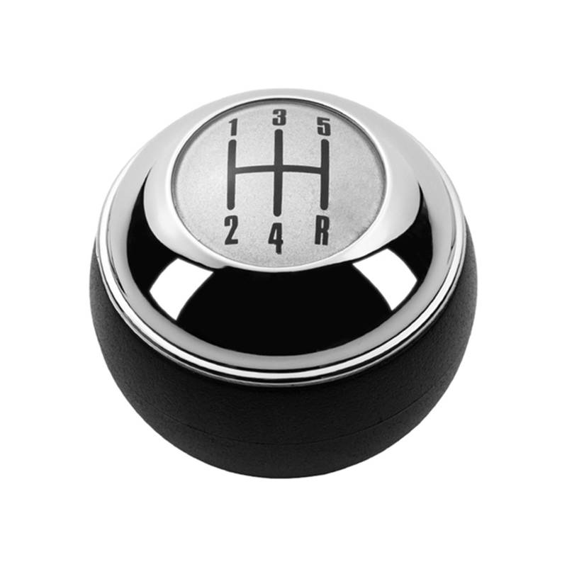 Auto-Schaltknauf 5/6 für Speed ​​Gear Shift Knob PU Leder Hebel Griff Für R50 20002006 Cabrio R52 R53 Für Cooper 20022008(Schwarz,5 Speed) von Generisch