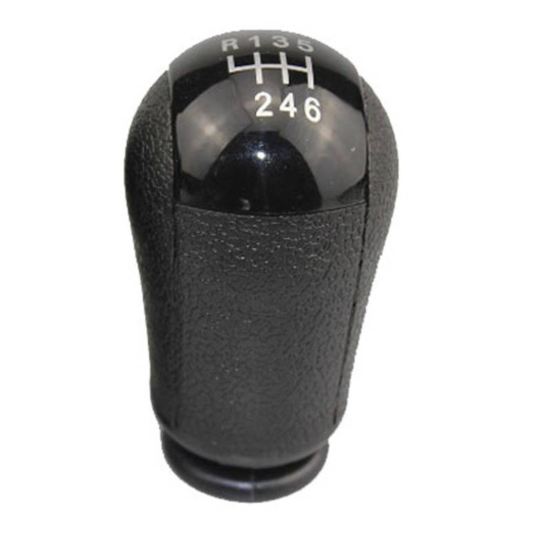 Auto-Schaltknauf 5/6 für Speed ​​Manual Gear Shift Knob Shifter Hebel für Focus für CMax 2003 2004 2005 2006(6 Speed Black knob) von Generisch