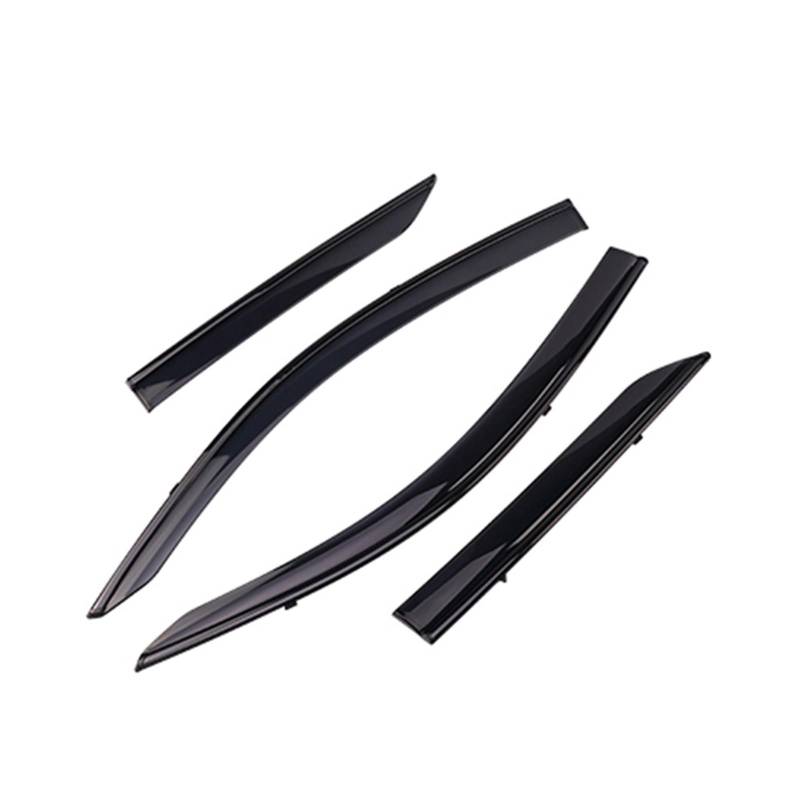 Auto-Seitenfensterspoiler Für Toyota für CHR 2017-2019 Fenster Schild Wachen Abdeckung Auto Fenster Visier Sonnenschutz Markisen Heime(4pcs Black) von Generisch