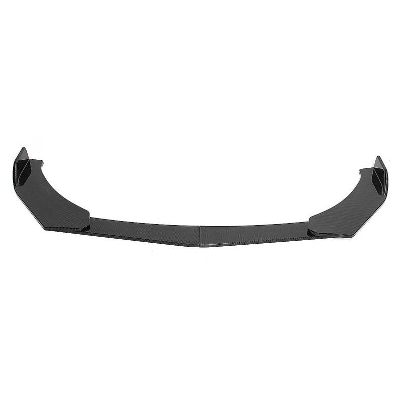 Auto Seitenschweller Verlängerung Frontstoßstange Splitter Lippe Kotflügel Kotflügel Kompatibel mit Audi A3 A4 A6 Seat Leon BMW VW Ford (3pcs B Carbon Bumper) von Generisch