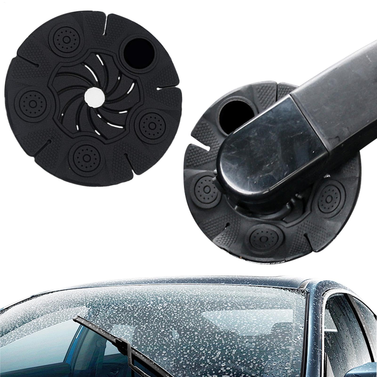 Auto Windschutzscheibe Scheibenwischer Schutzabdeckung, Silikon Windschutzscheibe Wischer Arm Hole Protector | Silikonwischer Arm Bottom Protection Pads | Windschutzscheibe staubsichere Wachen, automa von Generisch