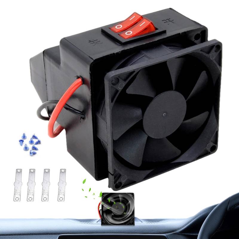Auto-Windschutzscheiben-Enteiser – 300 W Demister Heat Fan Auto Trockner | Tragbare Heizung und Entnebler Schnellenteiser für alle Autos von Generisch