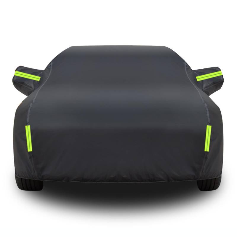 Autoabdeckung für 𝖠𝗎𝖽𝗂 A6 C6 Avant 2004-2011, Autoplane Auto Abdeckplane Atmungsaktiv Wasserdicht Car Cover Outdoor Vollgarage Kfz Abdeckung(Black,Size:für 𝖠𝗎𝖽𝗂 A6 C6 Avant 2004-2011) von Generisch