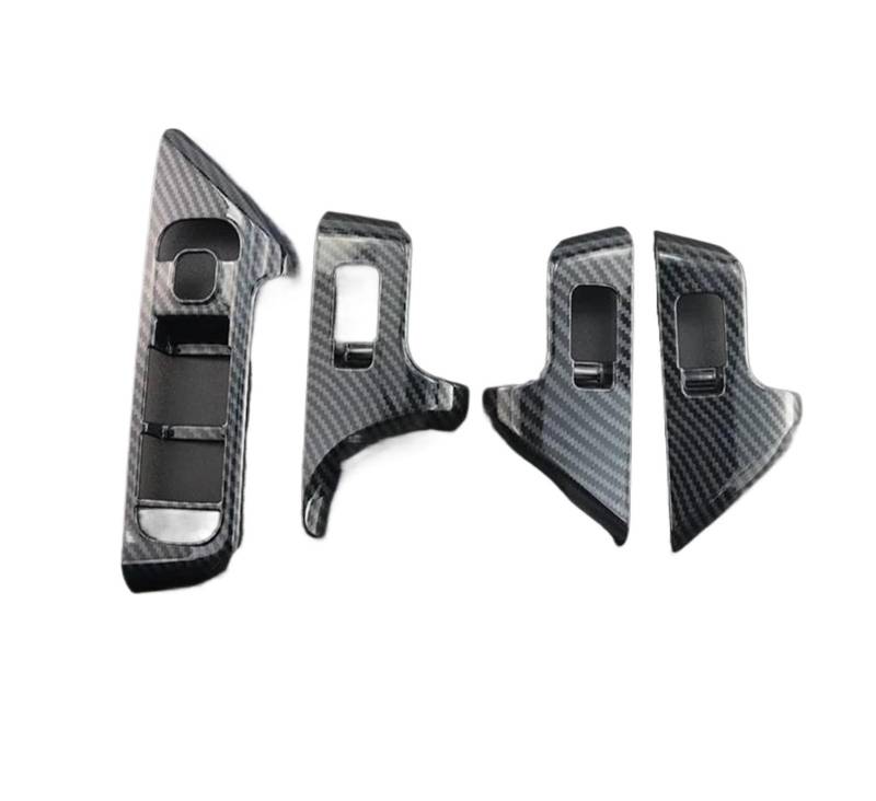 Autodekorationen Innenraum Auto Styling Für B Klasse W247 GLB X247 Innentürgriff Bowl Covers Trim Zubehör(Carbon fiber,A) von Generisch