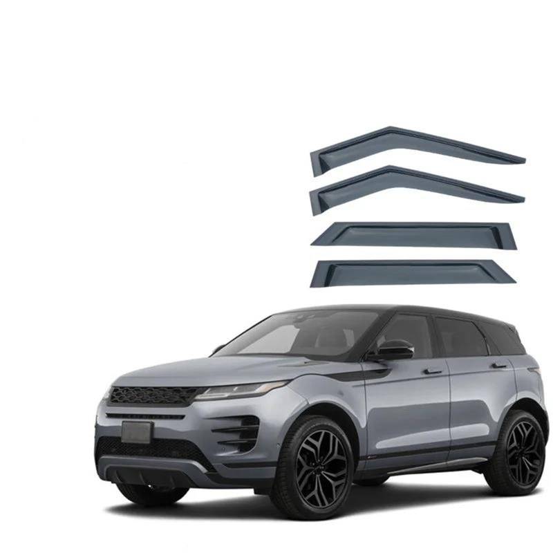 Autofenster Regenschutz Für Range Für Rover Für Evoque Für Standard Für Axis L551 2019+ Fenster Visor Vent Shades Visiere Schutz Regenabweiser Deflektoren von Generisch