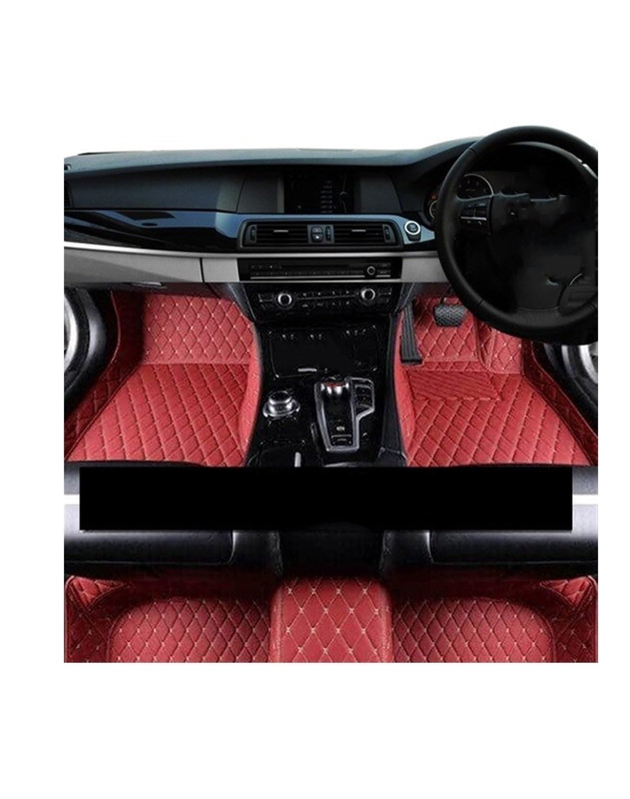 Autofußmatten Automatten für Seat Alhambra MK2 7N 2011–2020, Teppiche, Matten, Bodenteppiche(RHD 1 Set 11) von Generisch