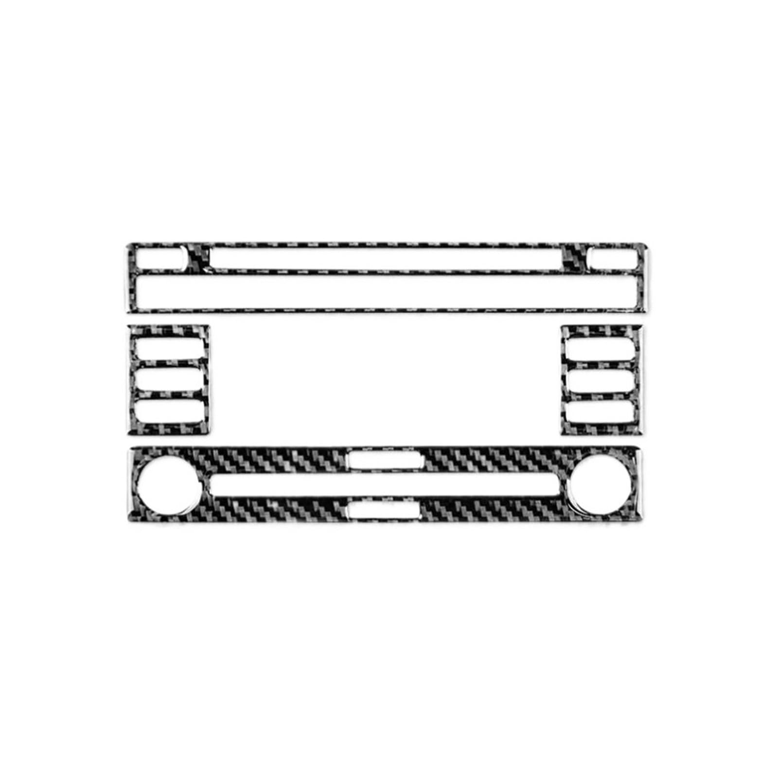 Autoinnenausstattung Autoradio-Konsole Multimedia-Panel-Abdeckungsaufkleber Innenverkleidung für Impreza 2009–2011(Carbon Black) von Generisch