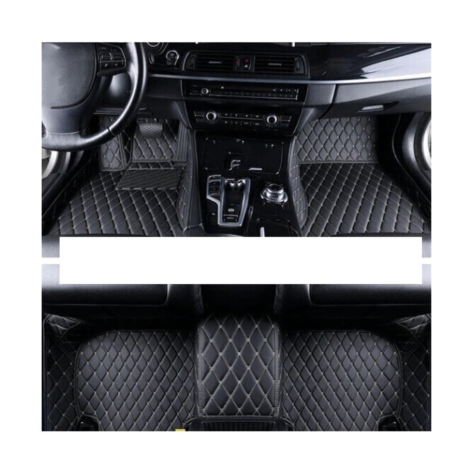 Automatten-Set Auto-Fußmatte für Toyota für Aygo 2005–2014, Teppiche, Fußpolster, Innenteppiche Auto-Fußmatte(2) von Generisch