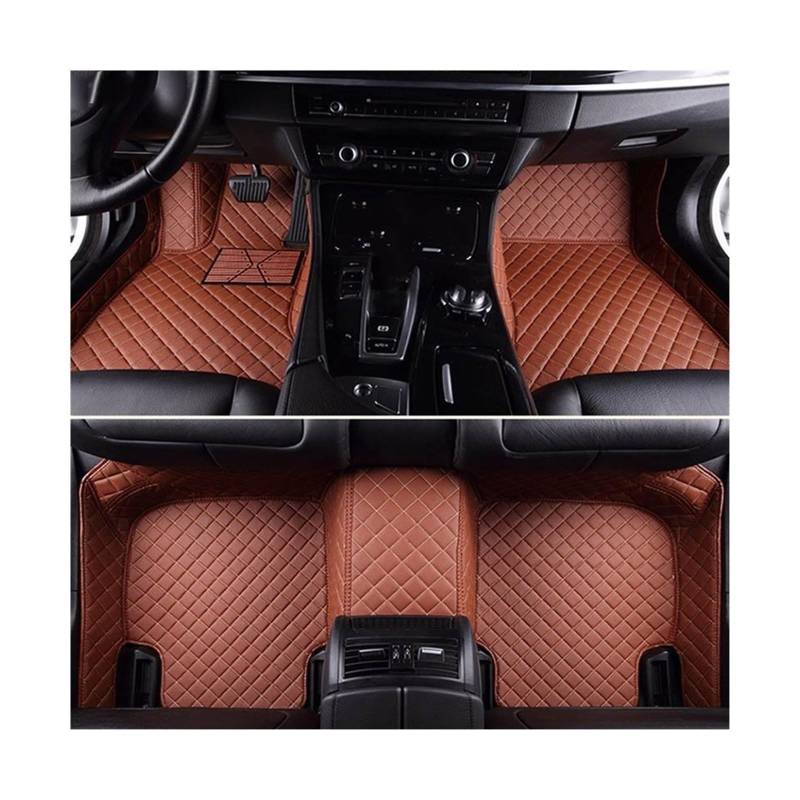 Automatten-Set Auto Fußmatten Teppich für Mini für Countryman R60 für One für Cooper R50 R52 R53 R56 R57 R58 F55 f56 F57 Auto-Fußmatte(6) von Generisch