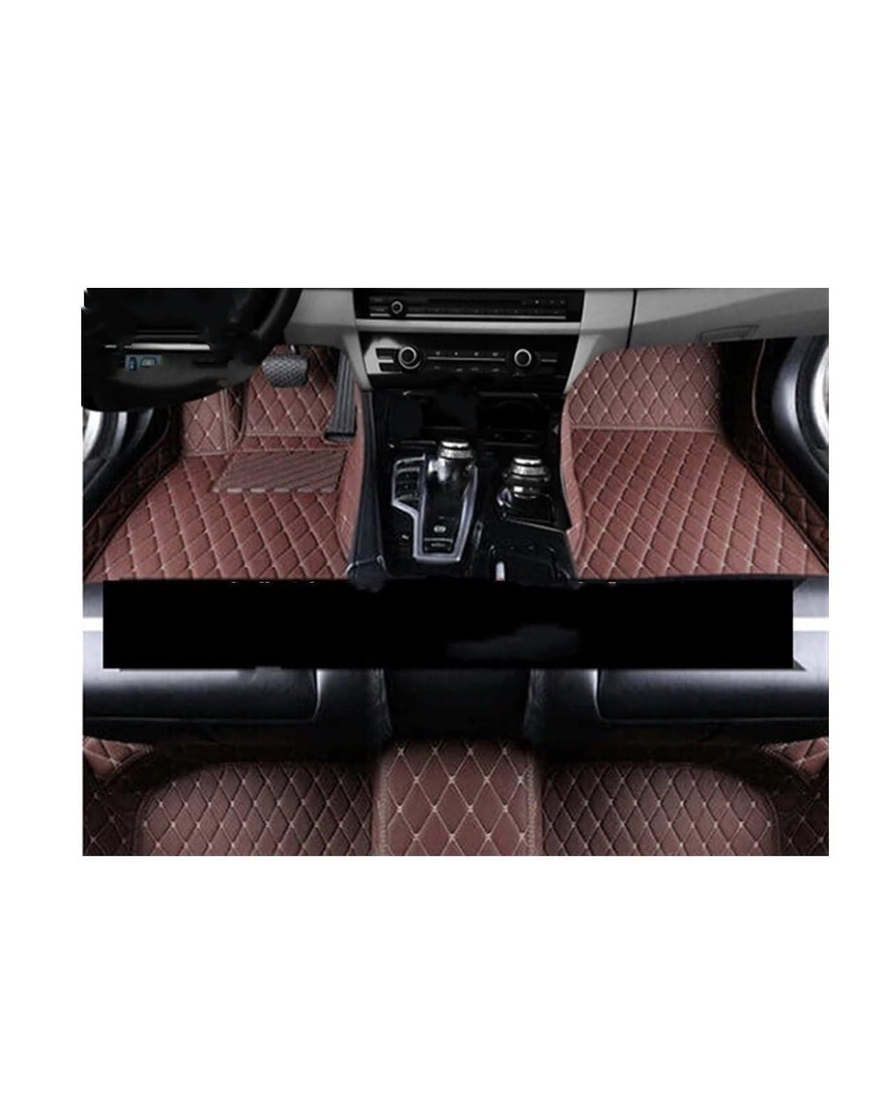 Automatten-Set Automatten für Seat Alhambra MK2 7N 2011–2020, Teppiche, Matten, Bodenteppiche Auto-Fußmatte(LHD 1 Set 11) von Generisch